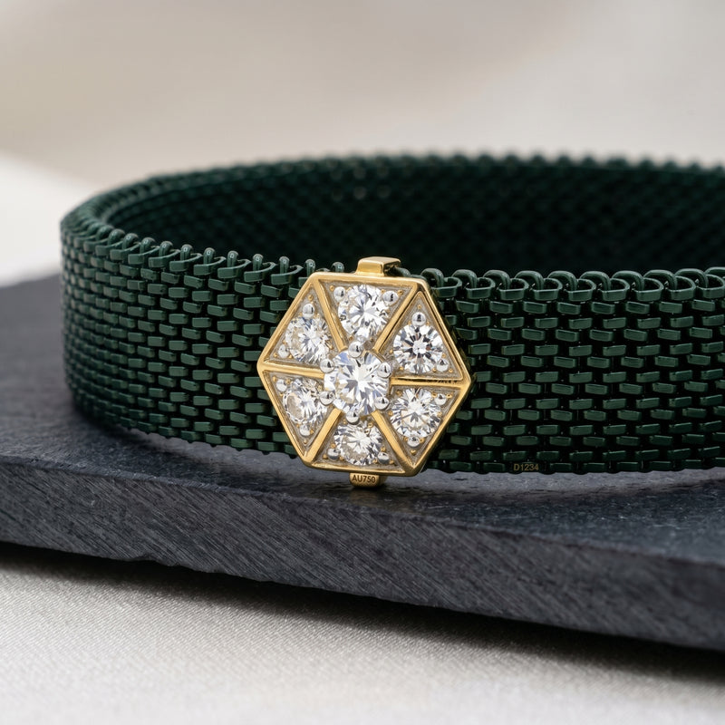 The Hex Lab Grown Diamond Bracelet