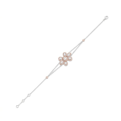 Dewdrop Petal Whisper Lab Grown Diamond Bracelet