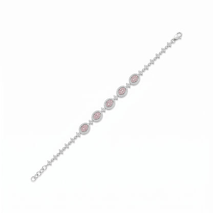 Glamour Crescent Lab Grown Diamond Bracelet