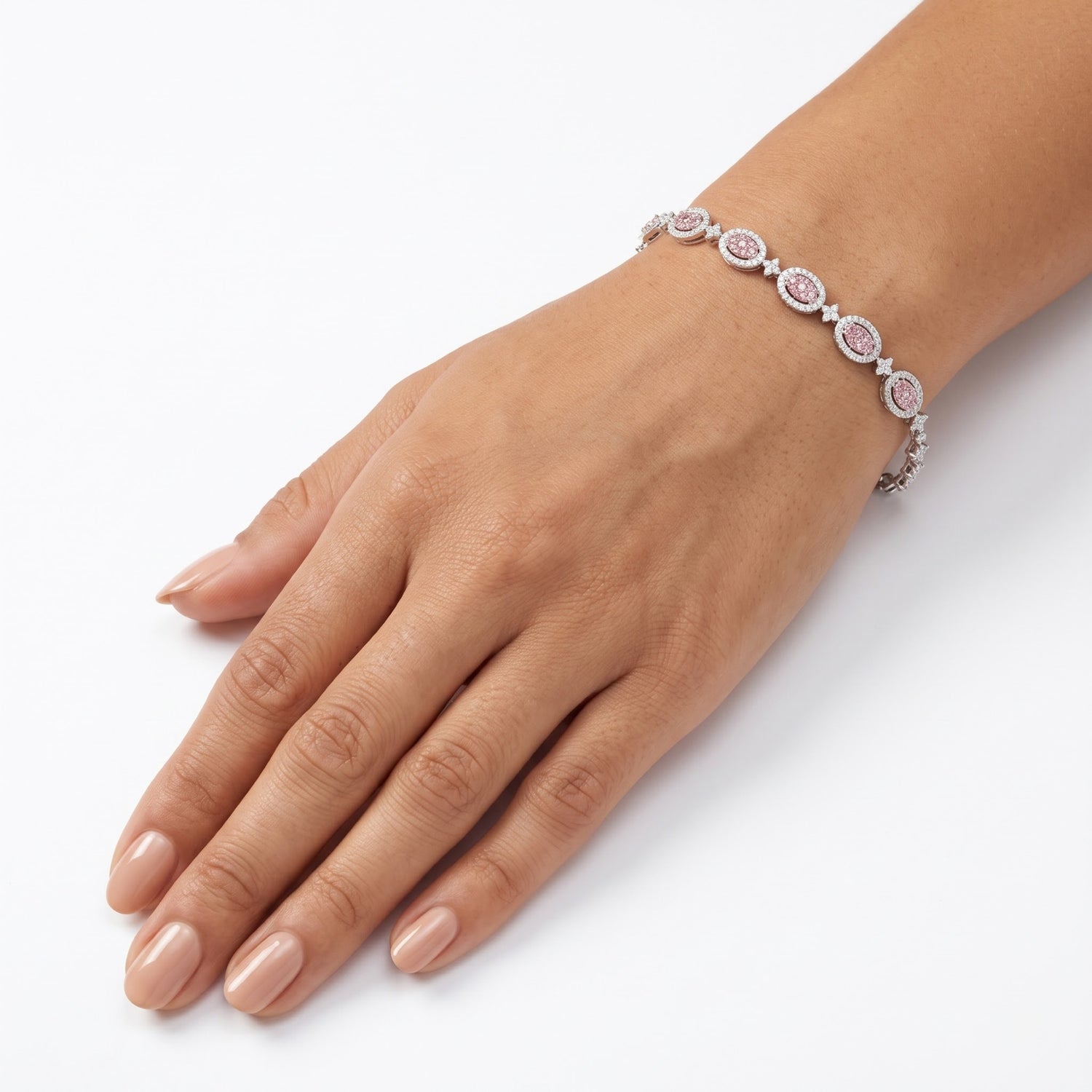 Glamour Crescent Lab Grown Diamond Bracelet