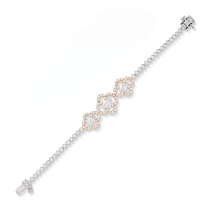 Dreamweave Petal Glam Lab Grown Diamond Bracelet