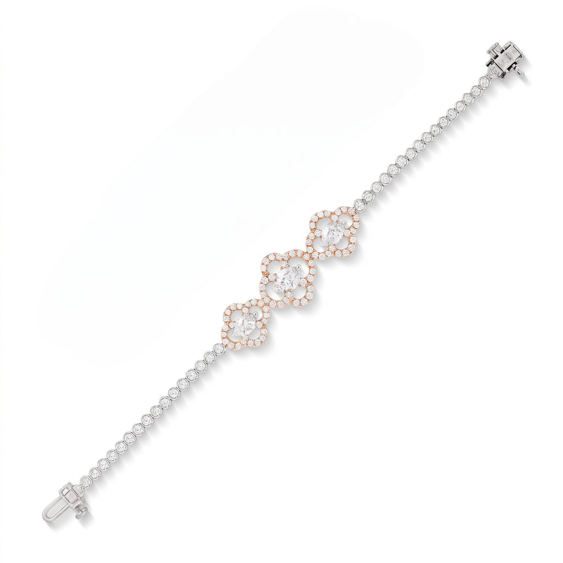 Dreamweave Petal Glam Lab Grown Diamond Bracelet