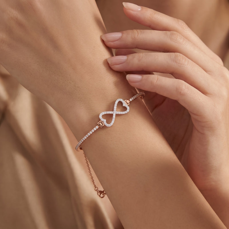 Infinite Love Lab Grown Diamond Bracelet