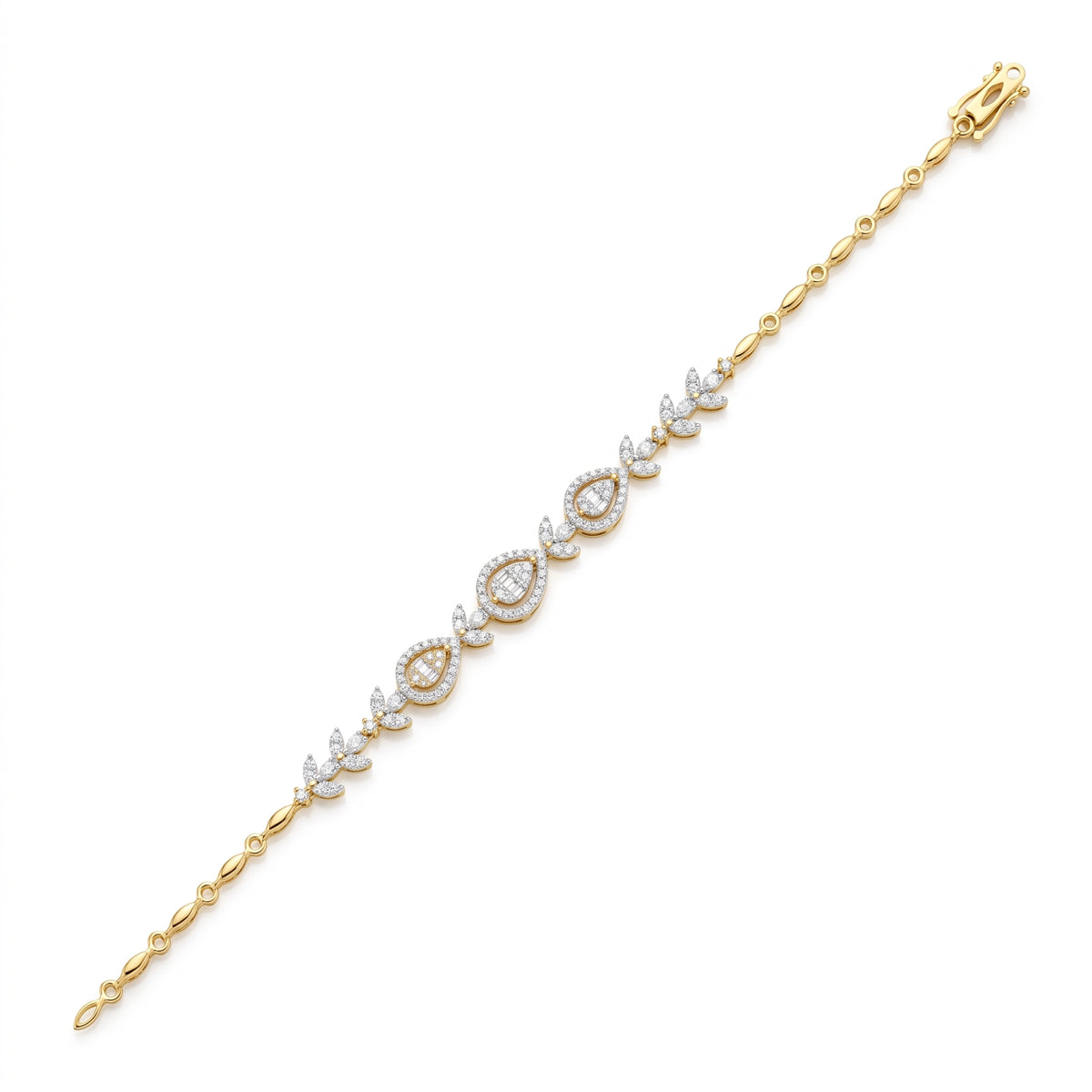 DewLeaf Lab Grown Diamond Bracelet