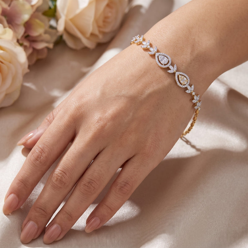 DewLeaf Lab Grown Diamond Bracelet