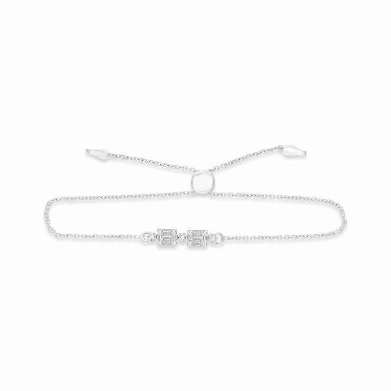 Baguette Beam Lab Grown Diamond Bracelet
