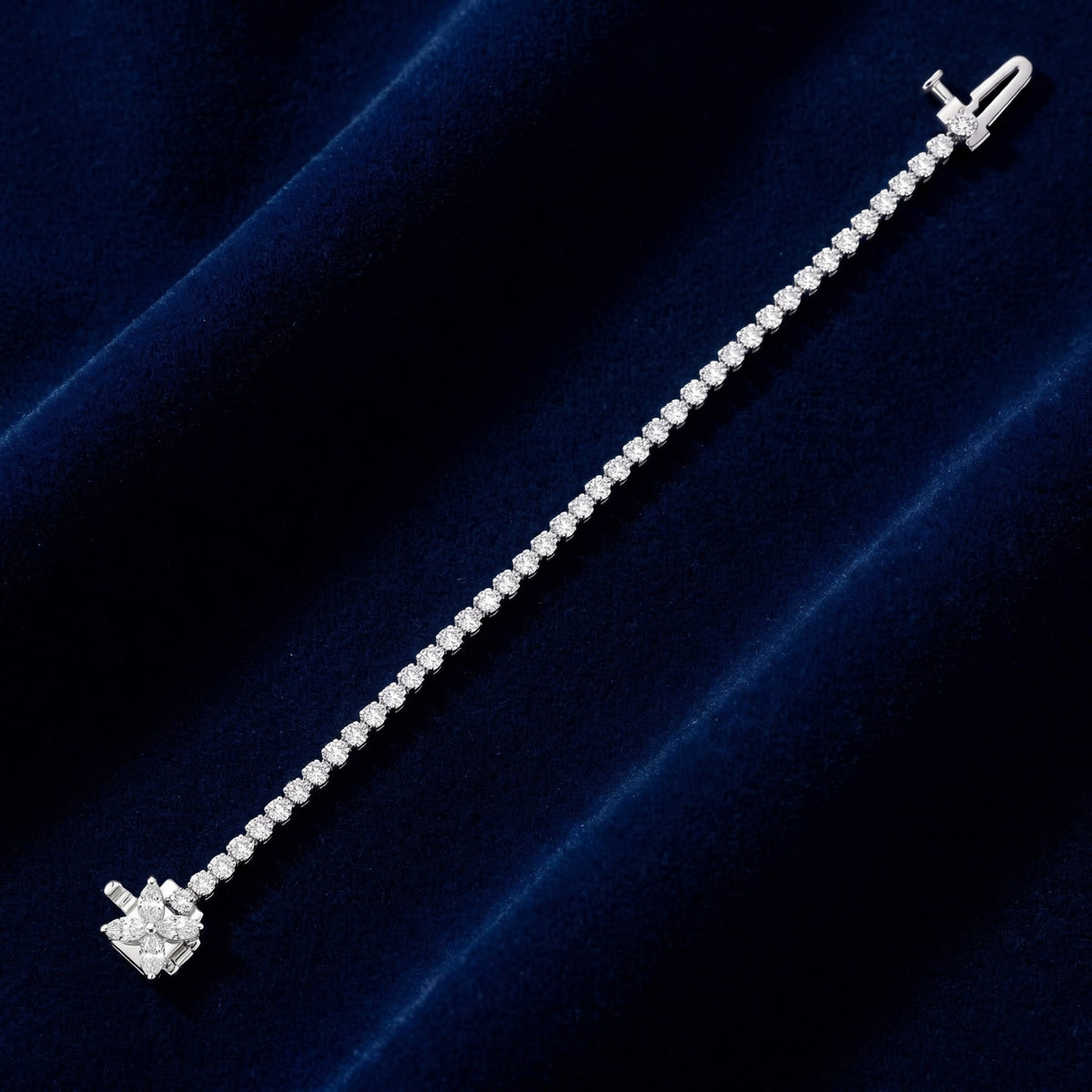 Affinity Floral Lab Grown Diamond Bracelet