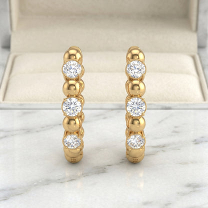 Bubble Rhythm Lab Grown Diamond Earrings