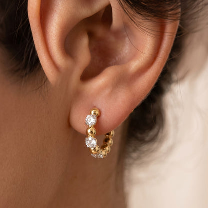 Bubble Rhythm Lab Grown Diamond Earrings