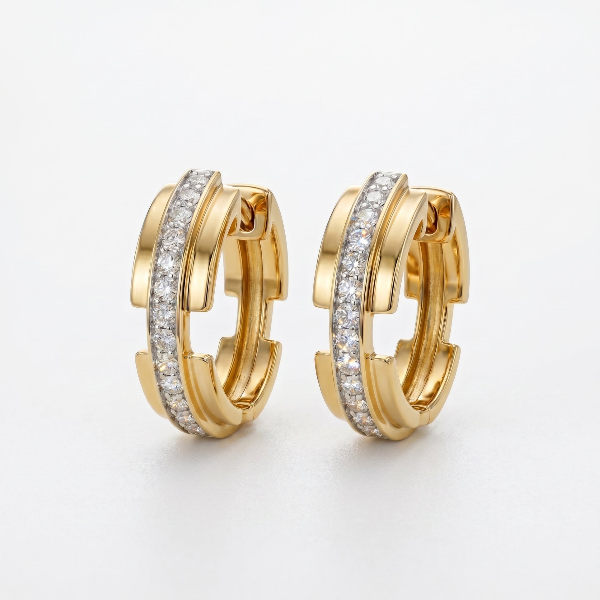 Conduit Lab Grown Diamond Earrings