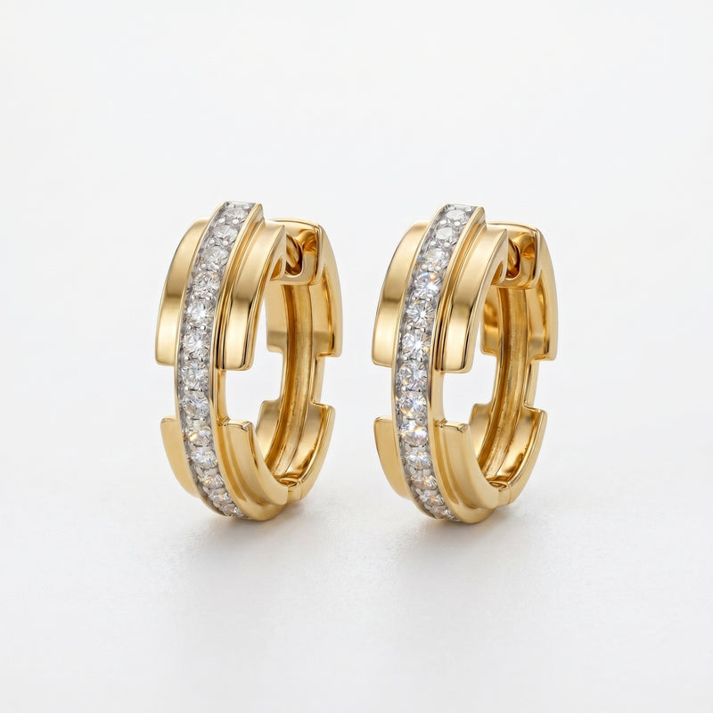 Conduit Lab Grown Diamond Earrings