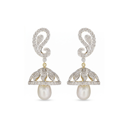 Lustre Veil Lab Grown Diamond Earrings