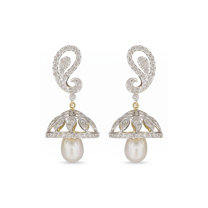 Lustre Veil Lab Grown Diamond Earrings