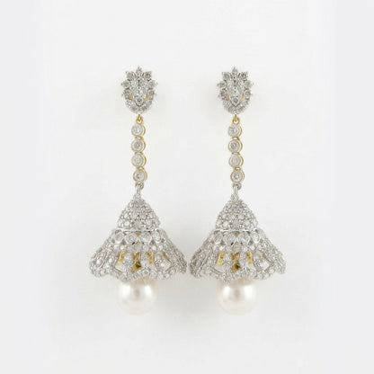 Lotus Canopy Lab Grown Diamond Earrings