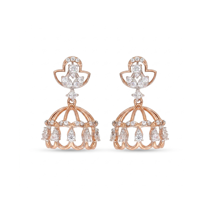 Gilded Arches Lab Grown Diamond Earrings