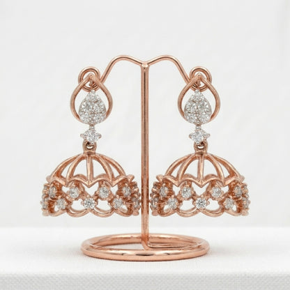 Tiara Filigree Lab Grown Diamond Earrings