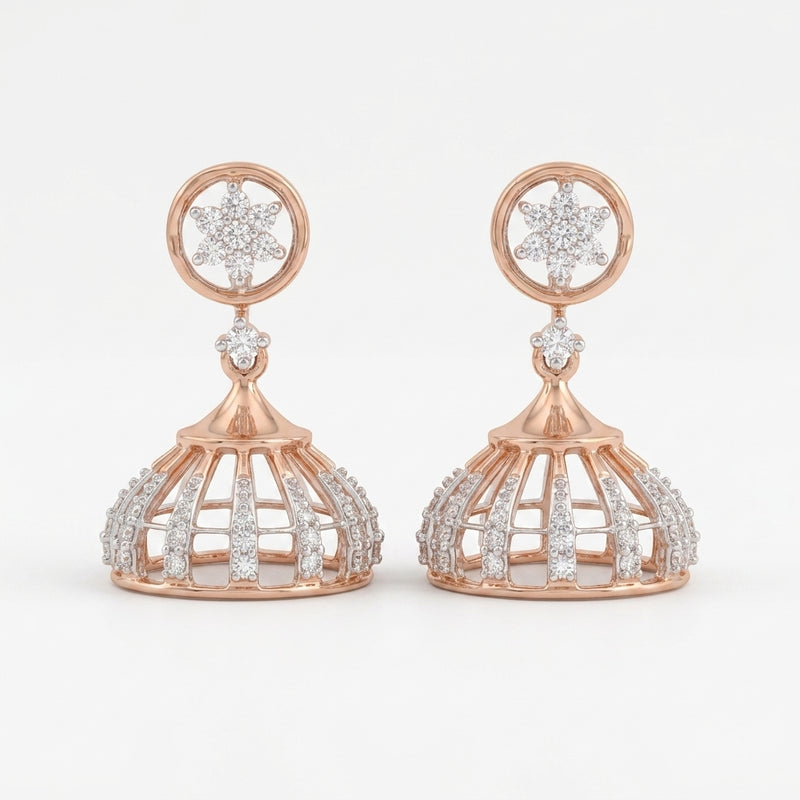 Flora Meridian Lab Grown Diamond Earrings