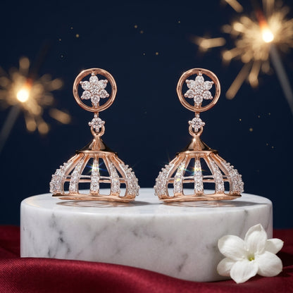 Flora Meridian Lab Grown Diamond Earrings