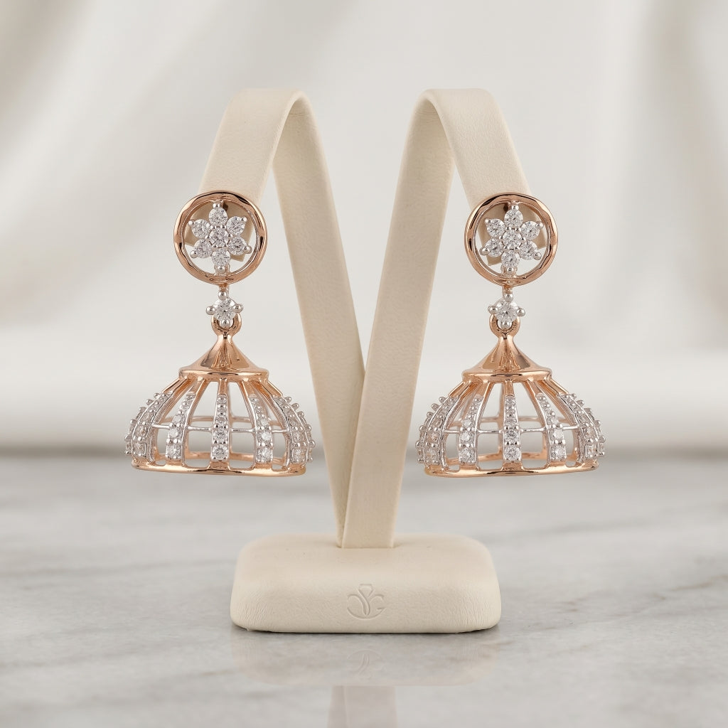 Flora Meridian Lab Grown Diamond Earrings