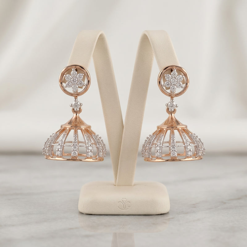Flora Meridian Lab Grown Diamond Earrings