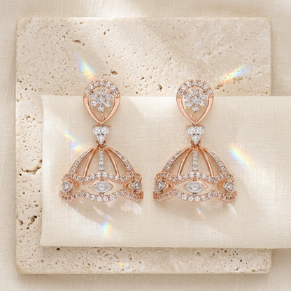 Rose Horizon Lab Grown Diamond Earrings