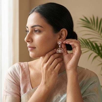 Rose Horizon Lab Grown Diamond Earrings