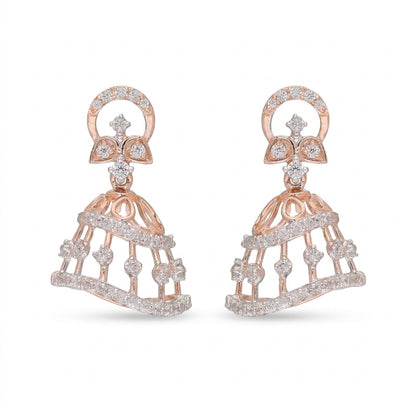 Maya Wave Lab Grown Diamond Earrings