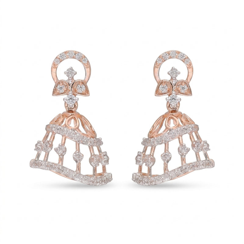 Maya Wave Lab Grown Diamond Earrings