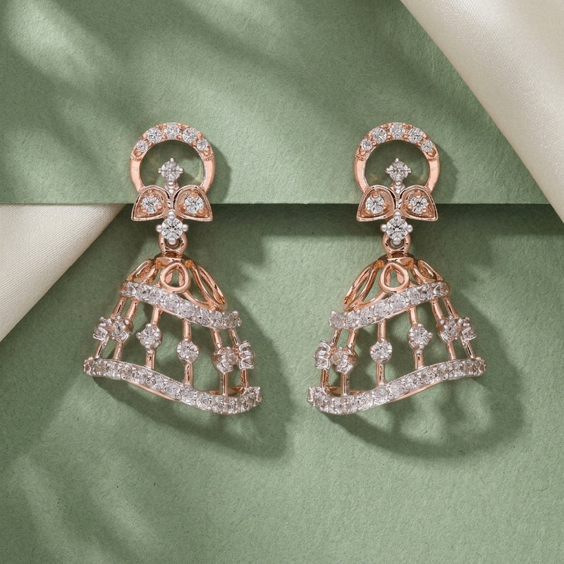 Maya Wave Lab Grown Diamond Earrings