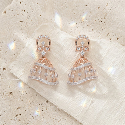 Maya Wave Lab Grown Diamond Earrings