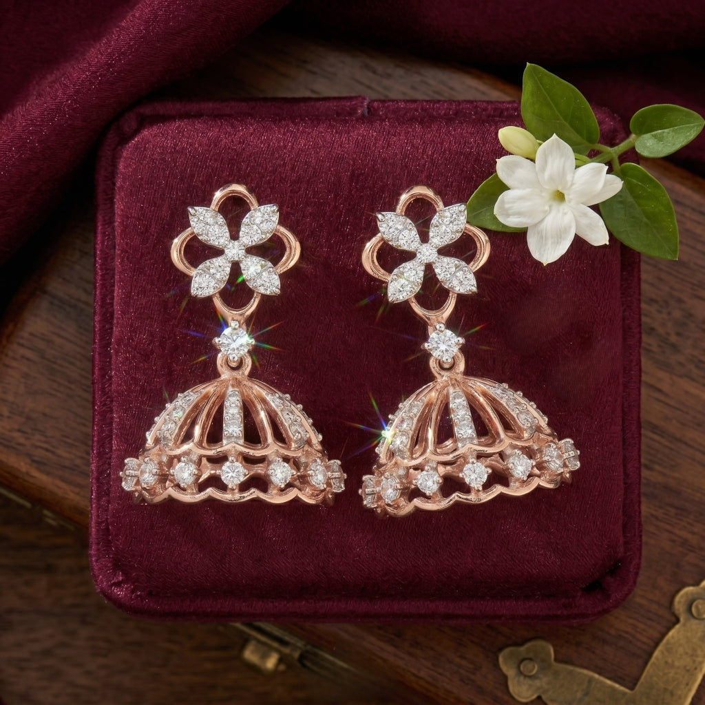 Charm Arch Lab Grown Diamond Earrings