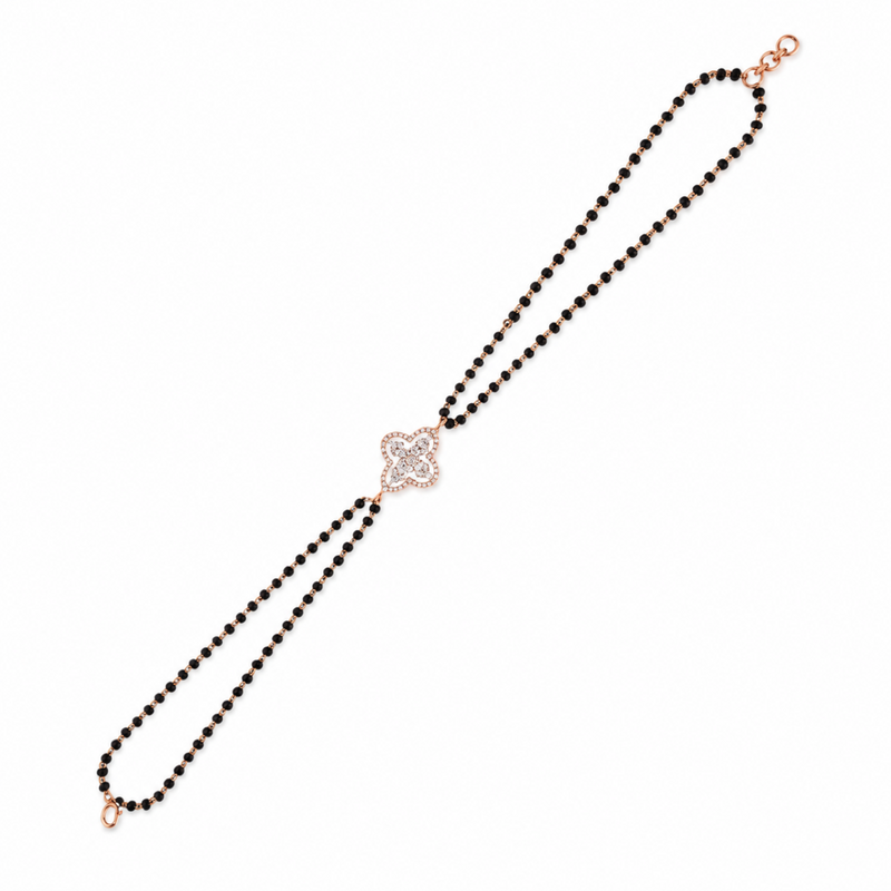 Floral Bloom Lab Grown Diamond Hand Mangalsutra