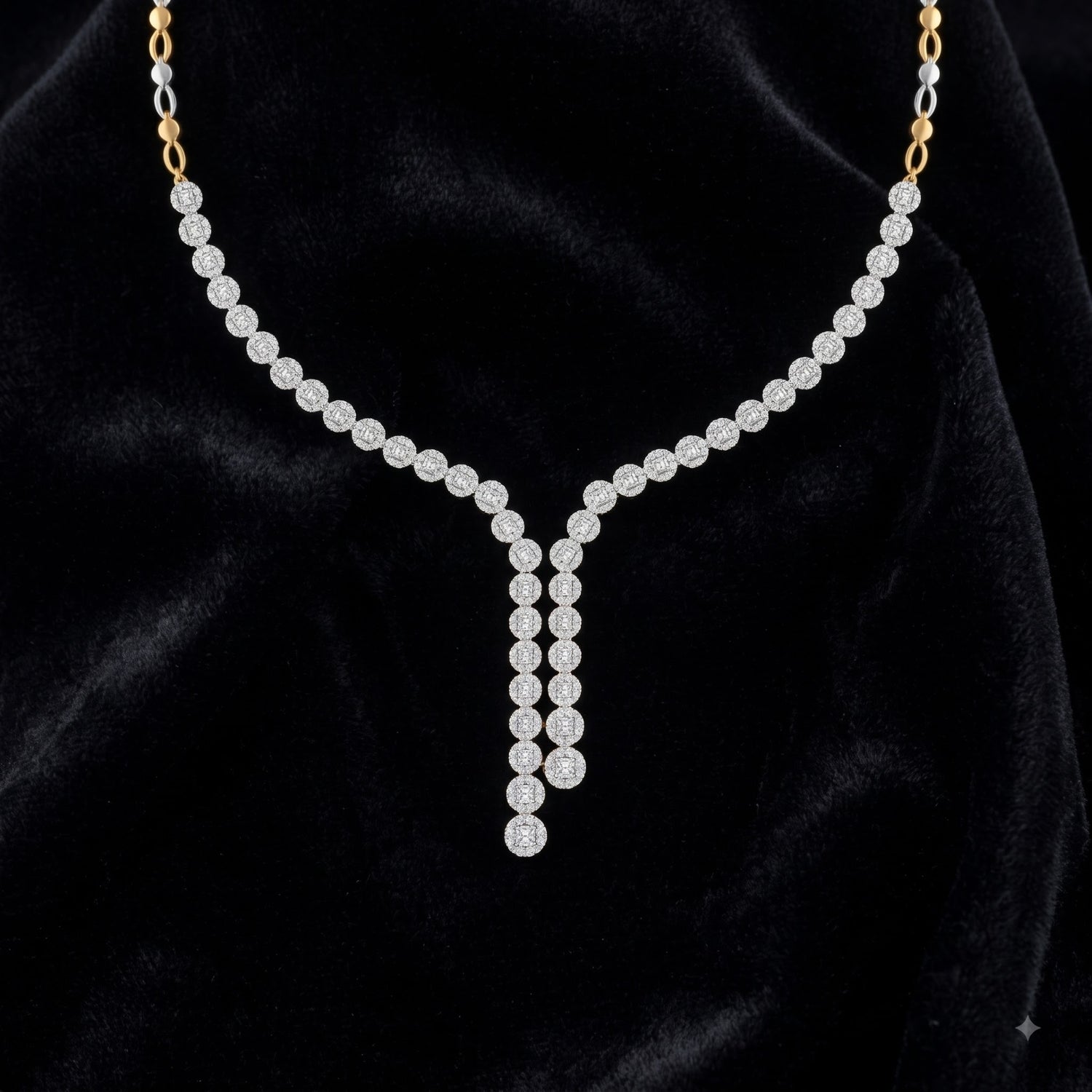 Waterfall Lab Grown Diamond Necklace