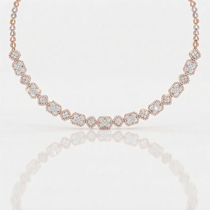Mystique Halo Lab Grown Diamond Necklace