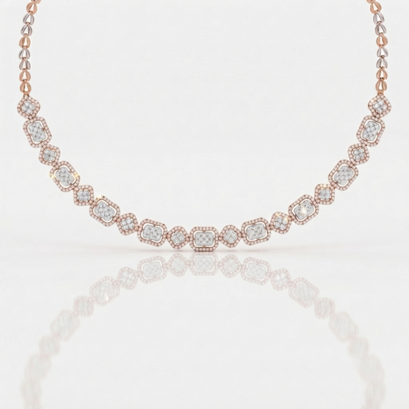 Mystique Halo Lab Grown Diamond Necklace
