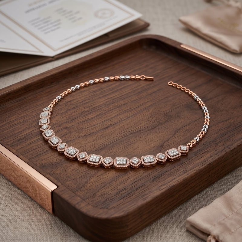 Mystique Halo Lab Grown Diamond Necklace