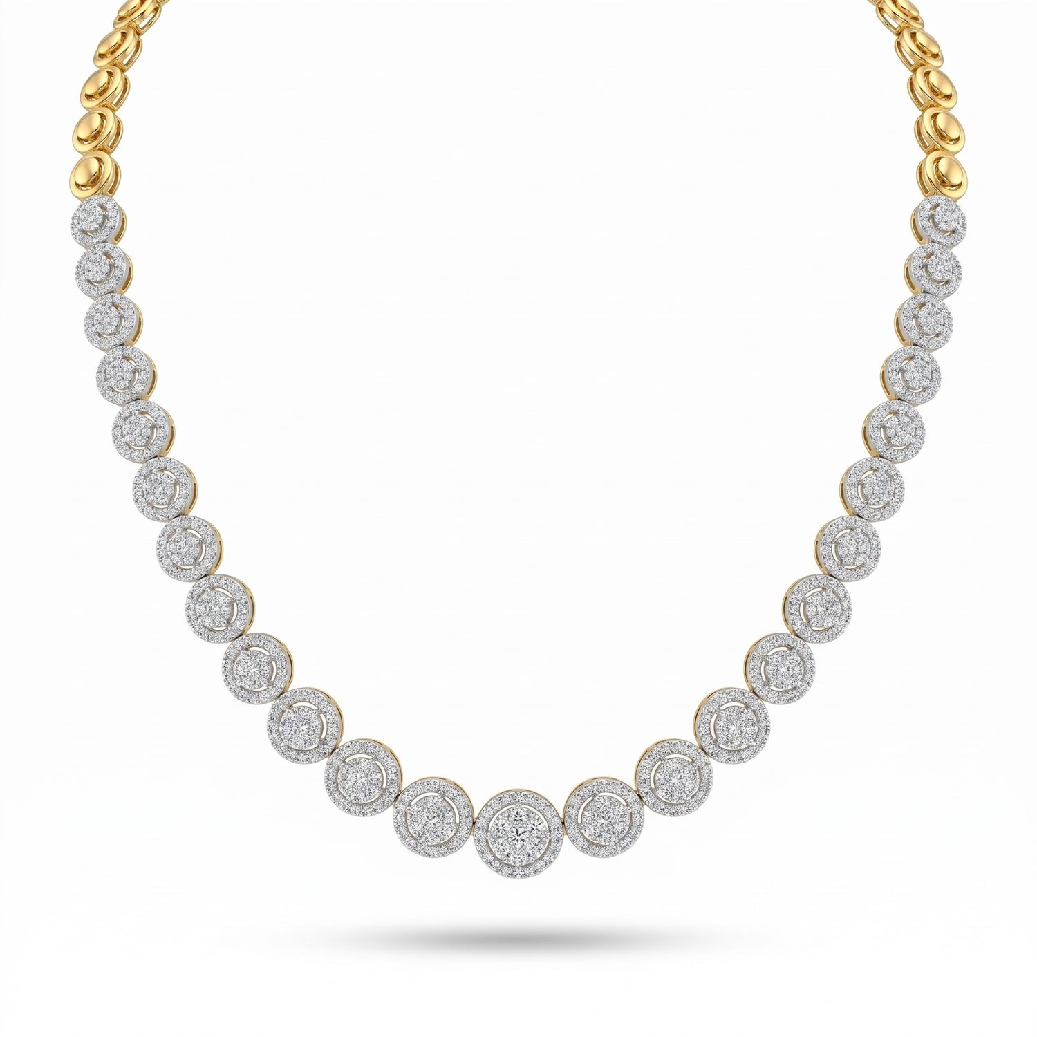 Sparkling Orb Lab Grown Diamond Necklace