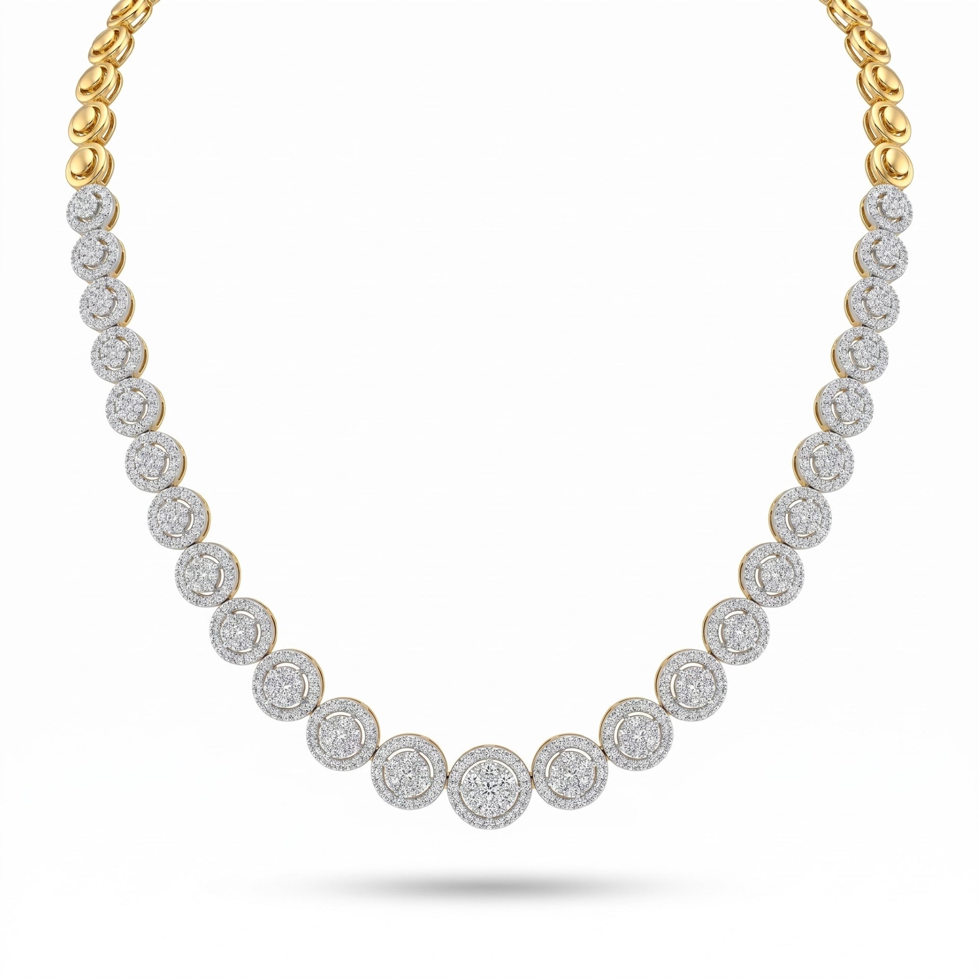 Sparkling Orb Lab Grown Diamond Necklace