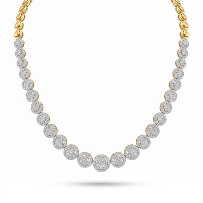 Sparkling Orb Lab Grown Diamond Necklace