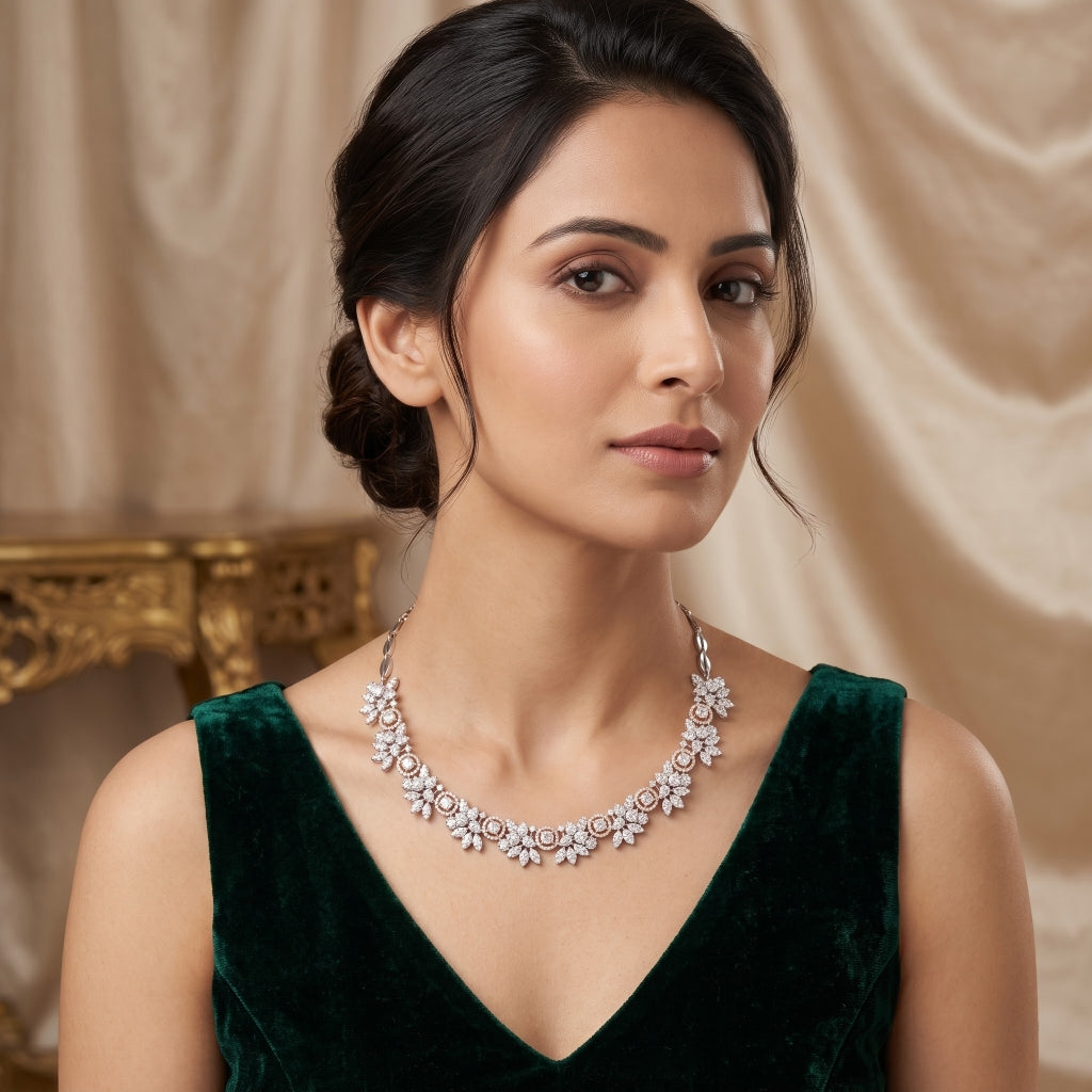 Royal Fern Lab Grown Diamond Necklace