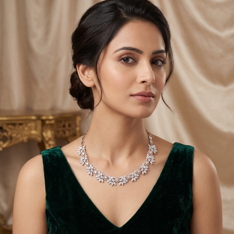 Royal Fern Lab Grown Diamond Necklace