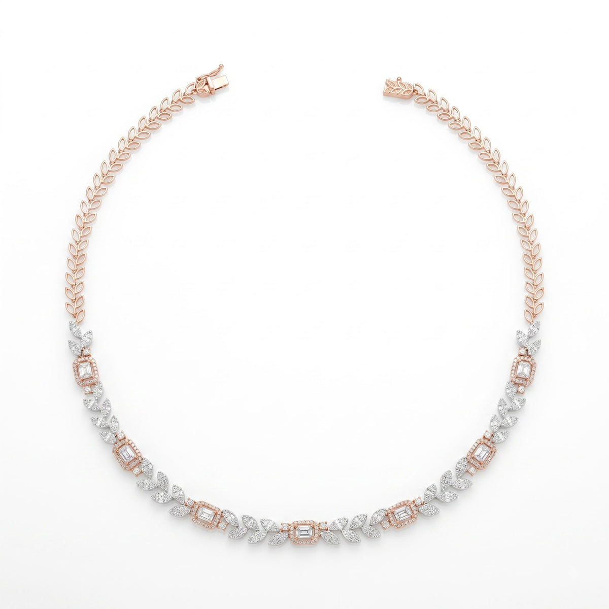 Whimsical Lab Grown Diamond Necklace