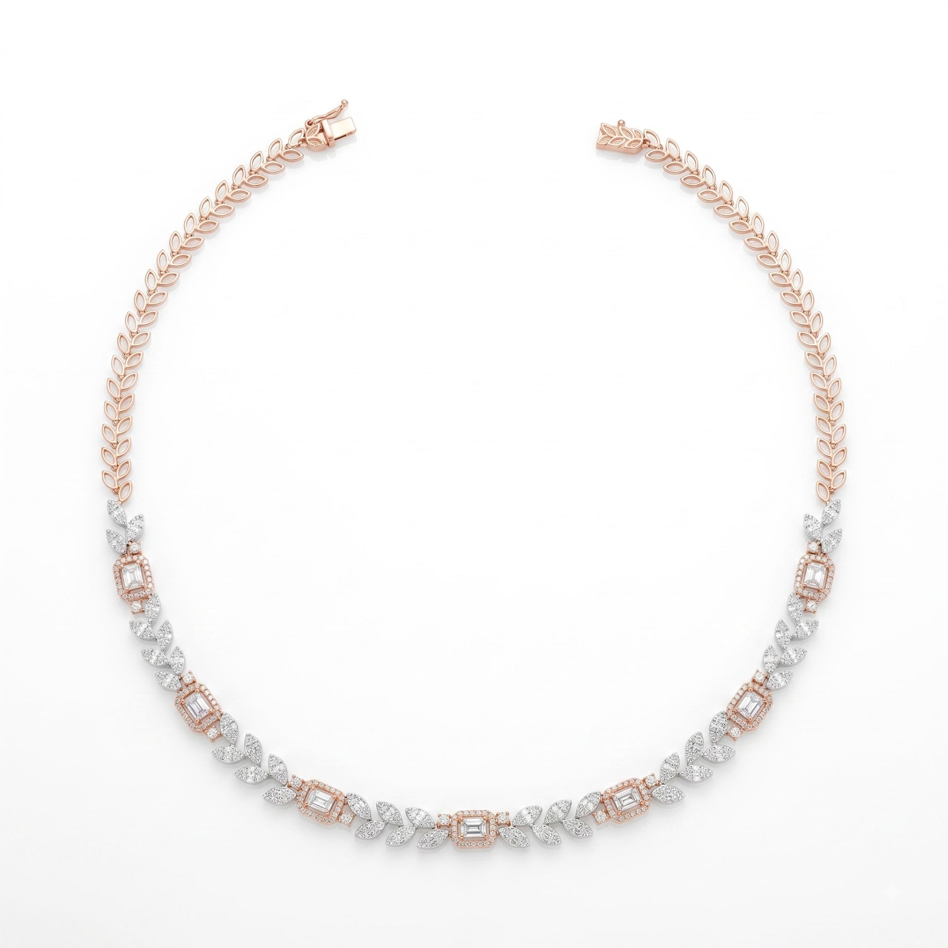 Whimsical Lab Grown Diamond Necklace