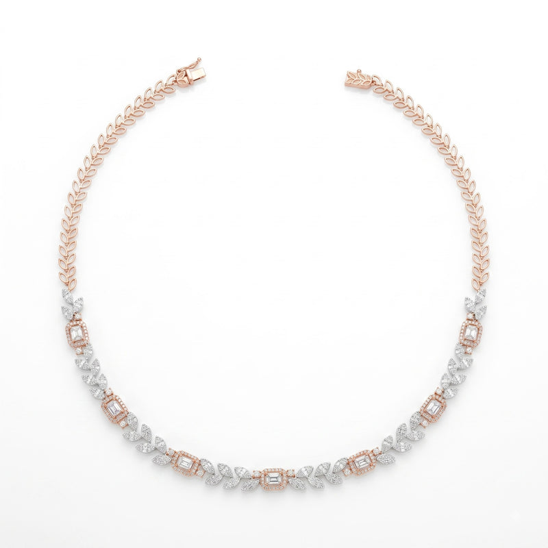 Whimsical Lab Grown Diamond Necklace