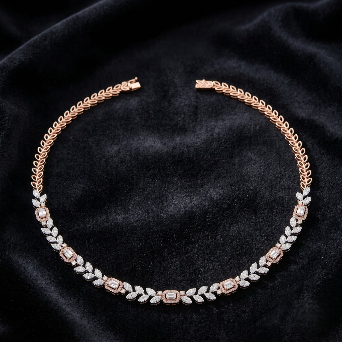 Whimsical Lab Grown Diamond Necklace