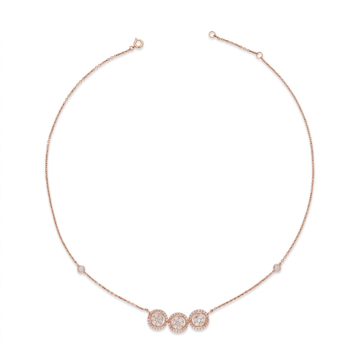 Triple Brilliance Lab Grown Diamond Necklace
