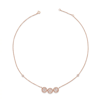 Triple Brilliance Lab Grown Diamond Necklace