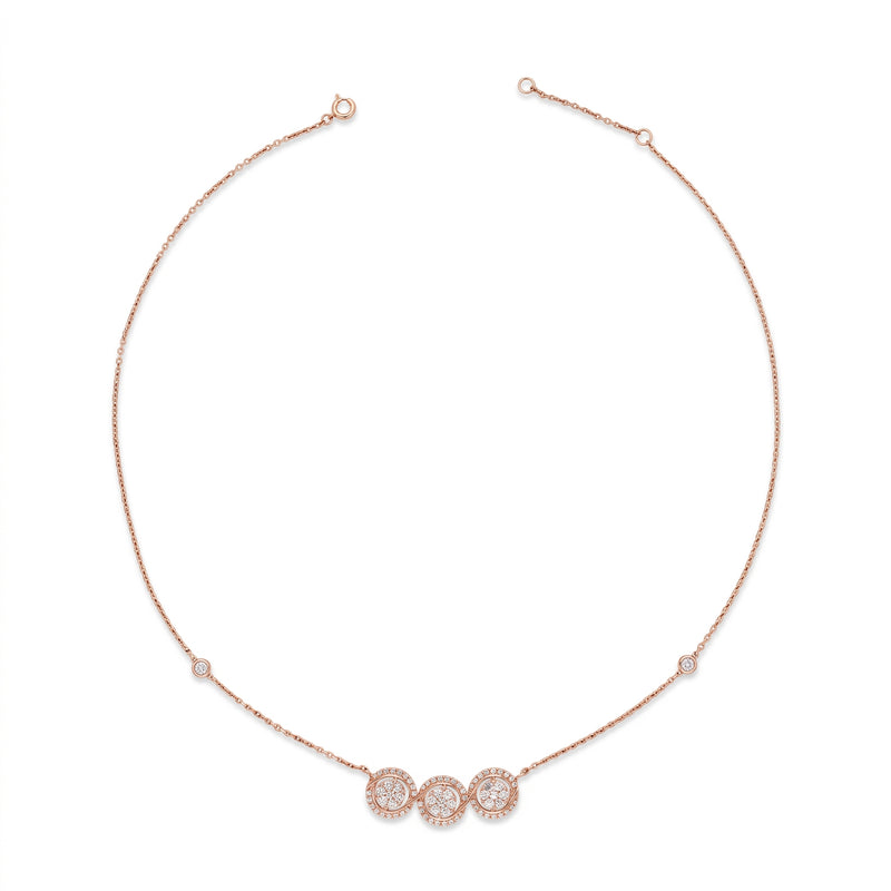 Triple Brilliance Lab Grown Diamond Necklace