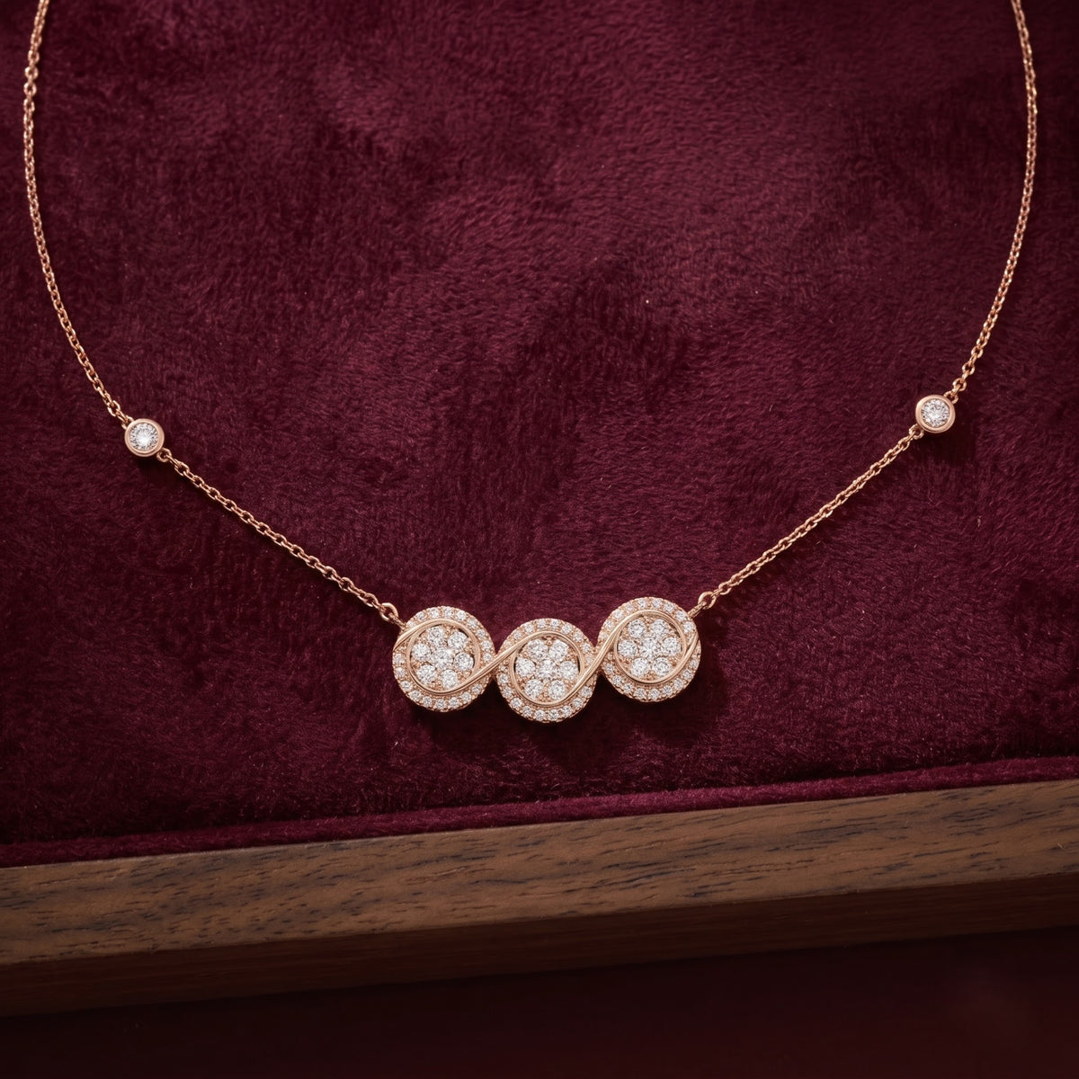 Triple Brilliance Lab Grown Diamond Necklace