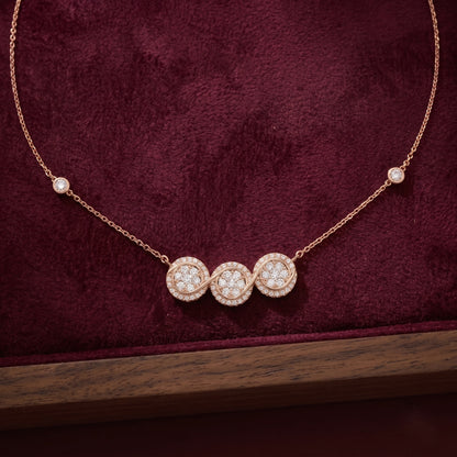 Triple Brilliance Lab Grown Diamond Necklace